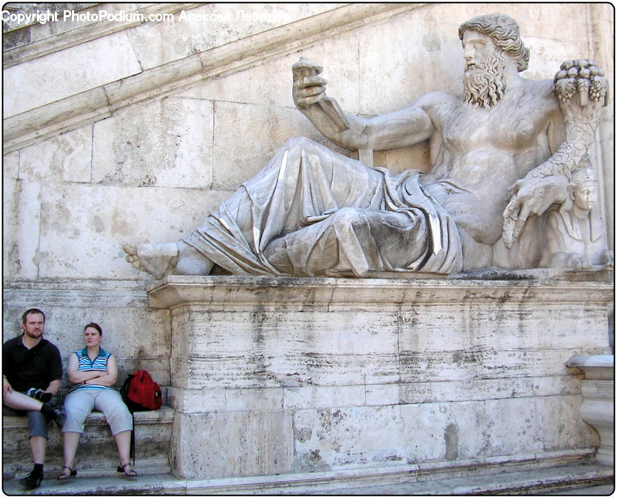 People, Person, Human, Art, Sculpture, Statue, Bench