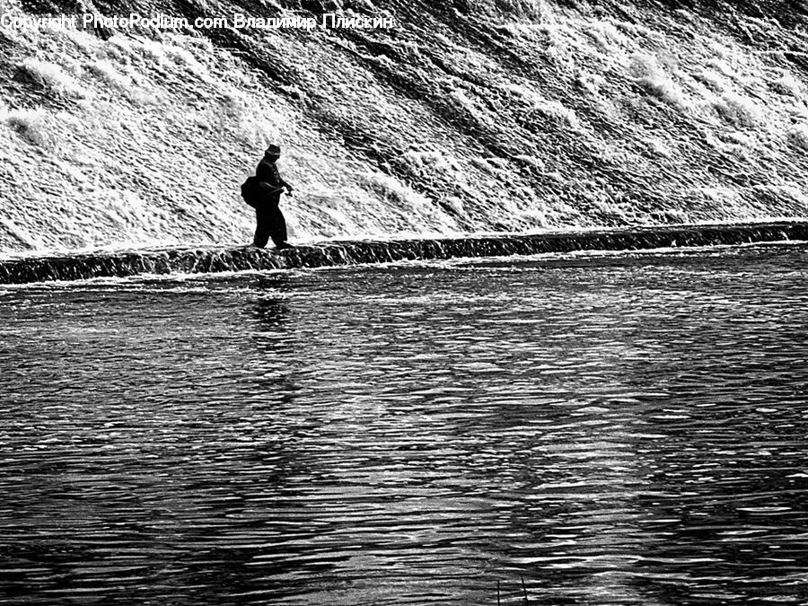 Water, Outdoors, Ripple, Fishing