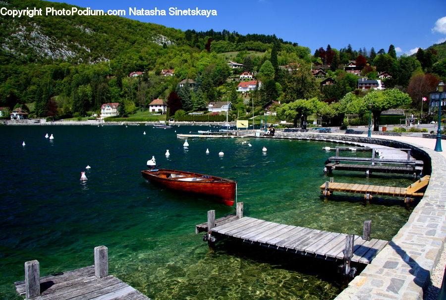 Boat, Dinghy, Watercraft, Dock, Landing, Pier, Canal