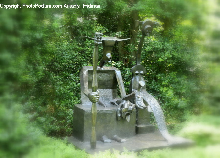 Art, Sculpture, Statue, Fountain, Water, Tomb, Cross