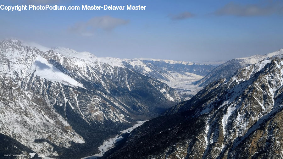 Arctic, Glacier, Ice, Mountain, Outdoors, Snow, Crest