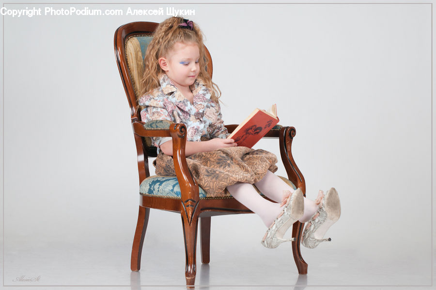 Furniture, Chair, Ballerina, Ballet, Dance, Dance Pose, Performer