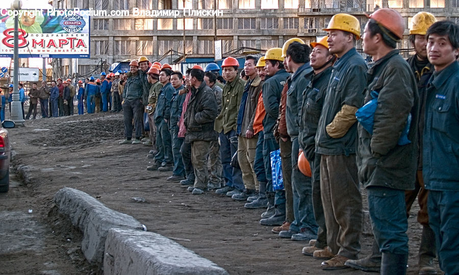 People, Person, Human, Crowd, Parade, Hardhat, Hat