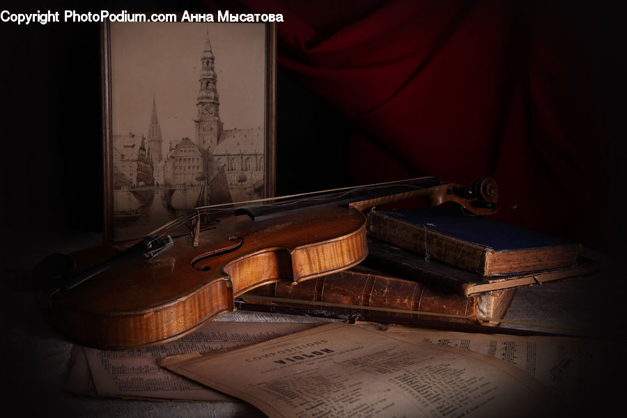 Cello, Fiddle, Musical Instrument, Violin, Architecture, Castle, Fort
