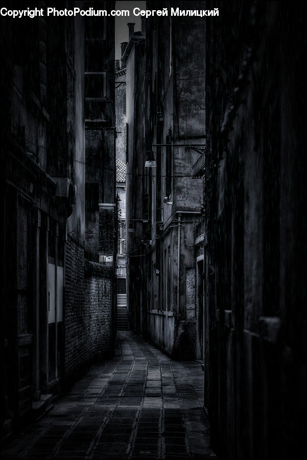 Alley, Alleyway, Road, Street, Town