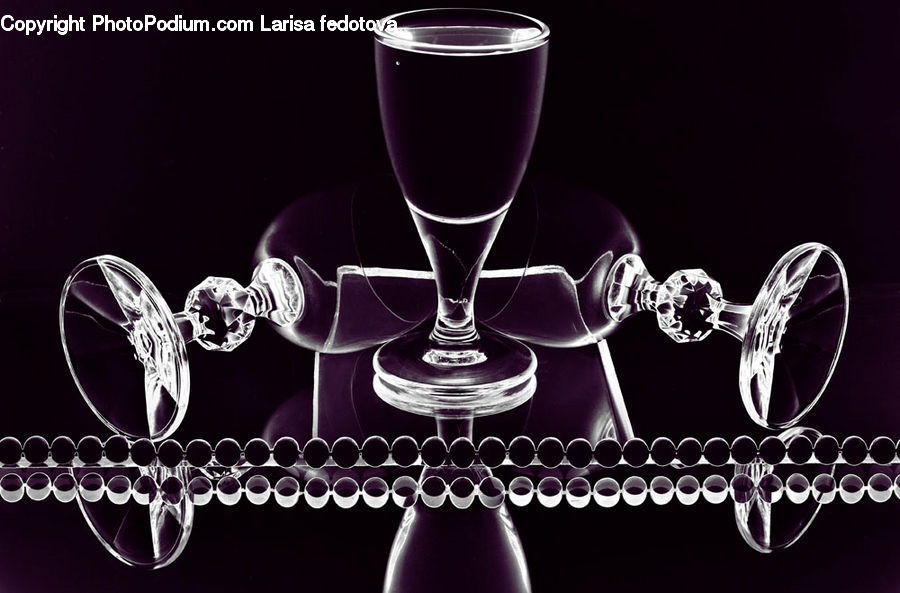 Glass, Beverage, Drink, Goblet, Bling, Accessories, Greeting Card