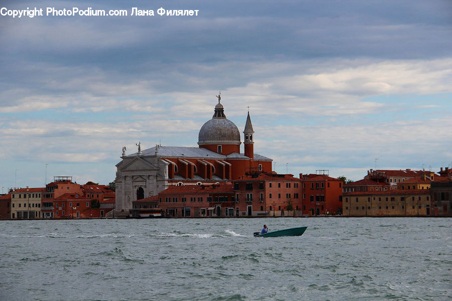Architecture, Dome, Boat, Gondola, Church, Worship, Building
