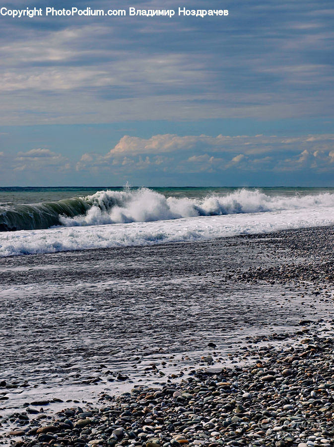 Ocean, Outdoors, Sea, Water, Coast, Sea Waves, Beach