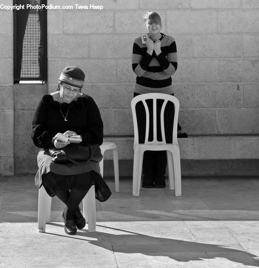 Human, People, Person, Chair, Furniture, Reading, Female