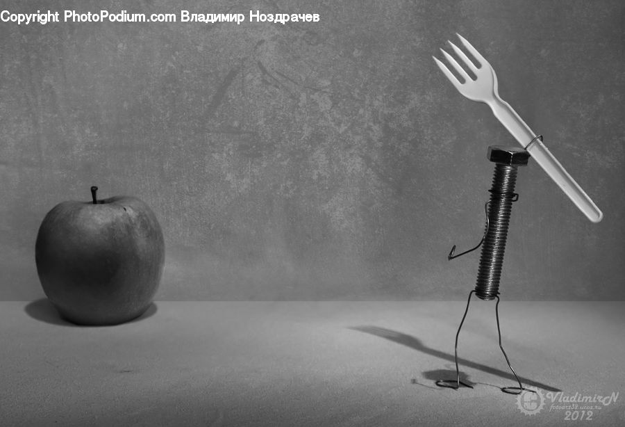 Apple, Fruit, Lighting