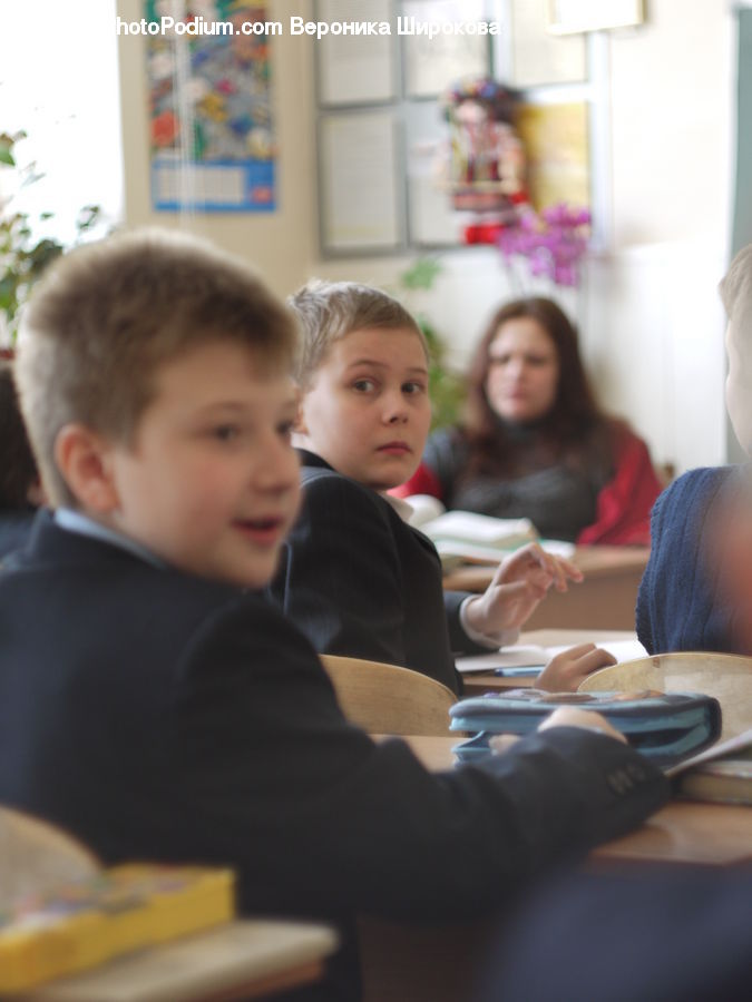 People, Person, Human, Classroom, Kindergarten, Leisure Activities, Portrait