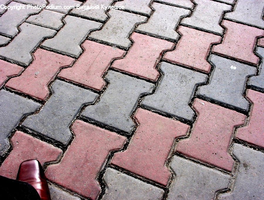 Roof, Flagstone, Pavement, Cobblestone, Walkway, Footwear, Shoe