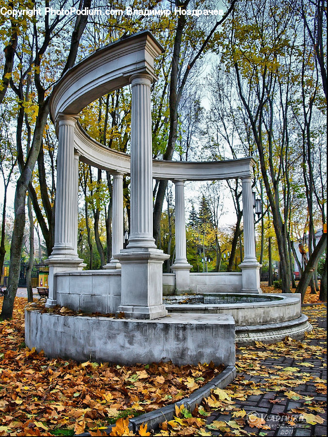 Gazebo, Tomb, Column, Pillar, Art, Sculpture, Statue