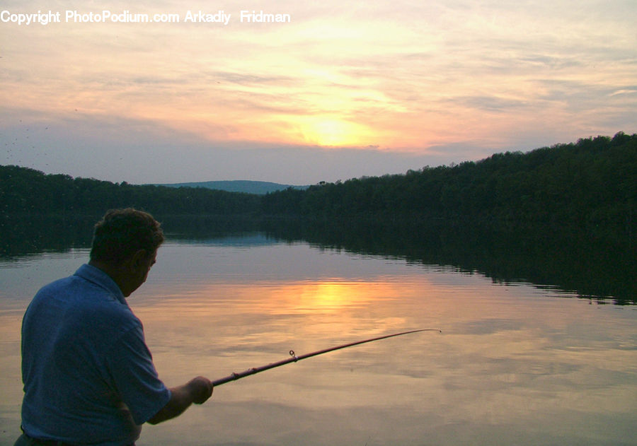 People, Person, Human, Fishing, Leisure Activities, Landscape, Nature