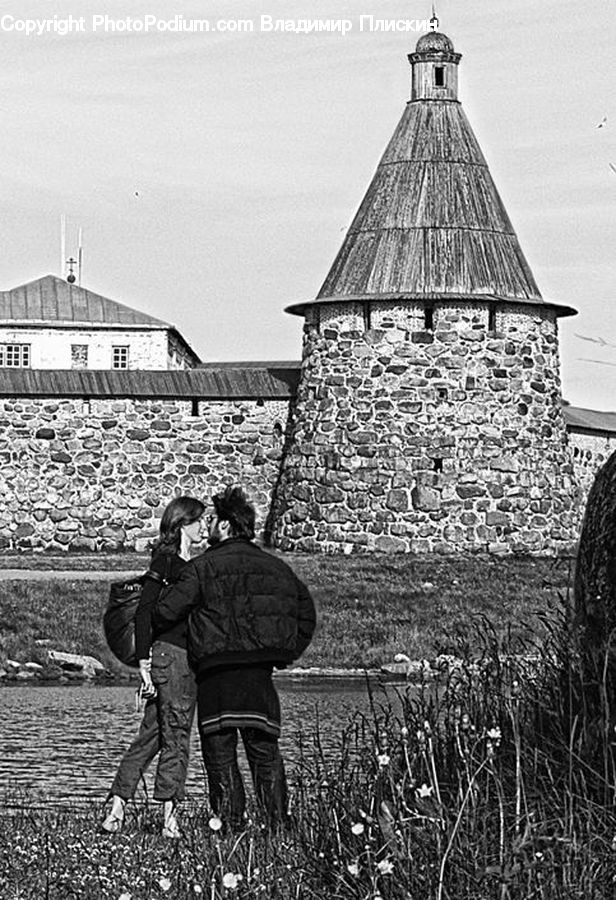 People, Person, Human, Coat, Architecture, Church, Worship