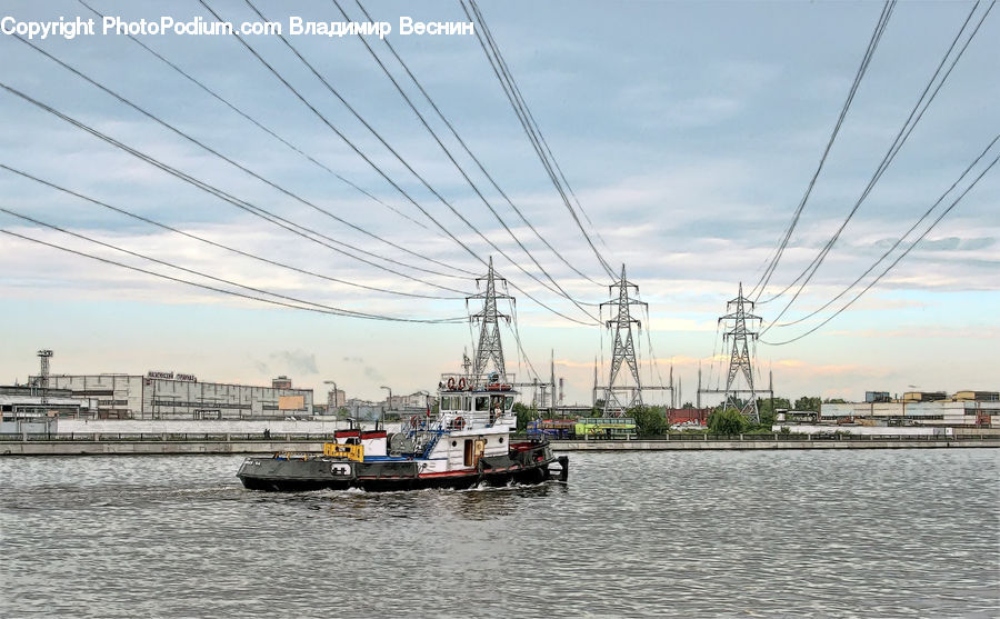 Boat, Watercraft, Barge, Tugboat, Vessel, Dock, Landing