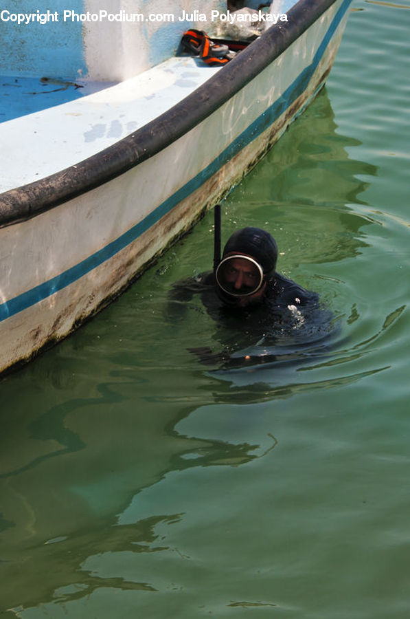 Boat, Gondola, Canoe, Rowboat, Dinghy, Algae, Outdoors