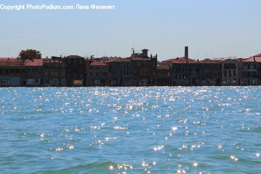 Pool, Water, Downtown, Neighborhood, Town, Building, Housing