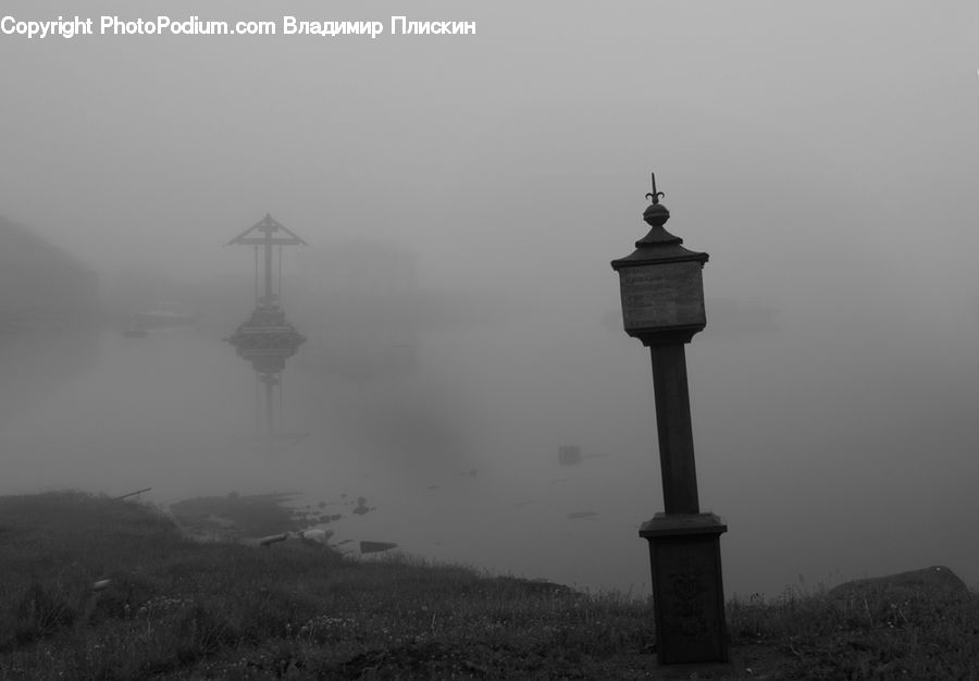Fog, Pollution, Smog, Smoke, Beacon, Building, Lighthouse