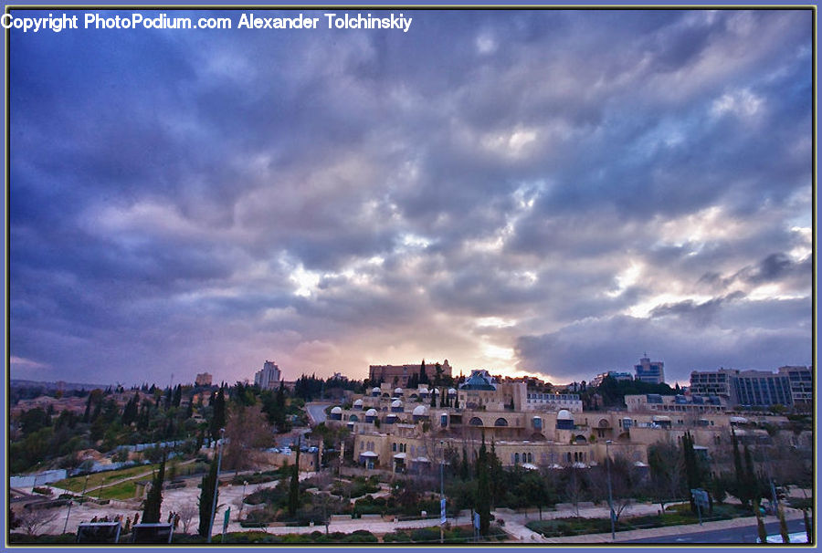 Azure Sky, Cloud, Outdoors, Sky, City, Downtown, Metropolis