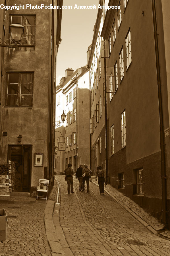 Cobblestone, Pavement, Walkway, Road, Street, Town, Alley