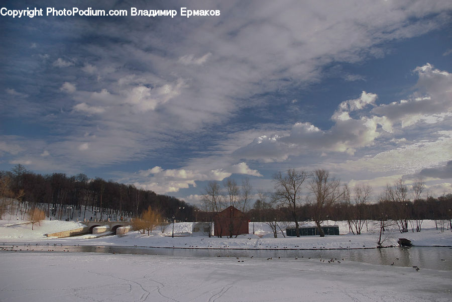 Ice, Outdoors, Snow, Landscape, Nature, Scenery, Dirt Road