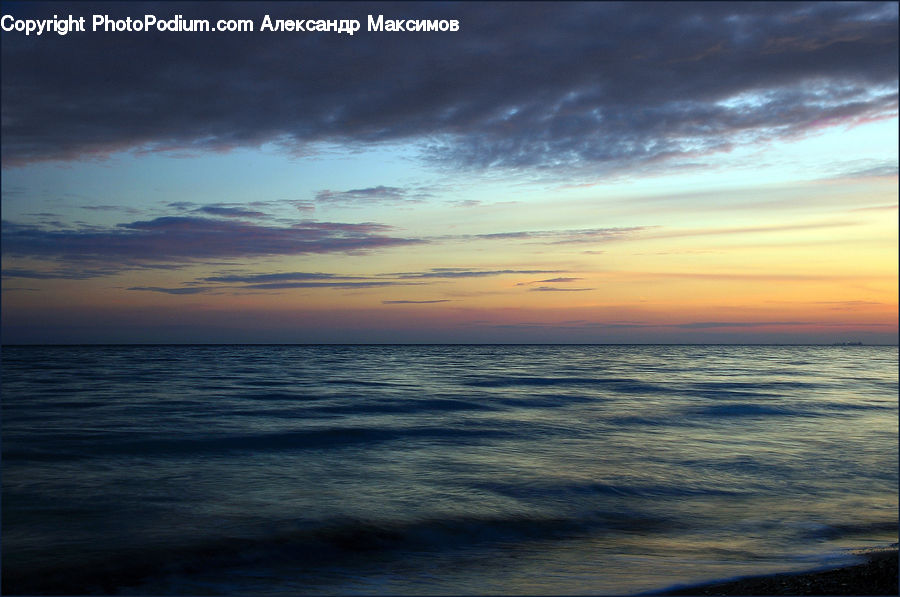 Ocean, Outdoors, Sea, Water, Beach, Coast, Dawn