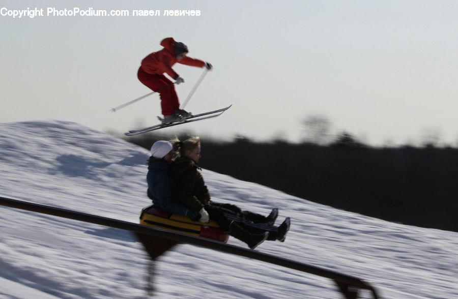 Human, People, Person, Piste, Skiing, Slide, Snow