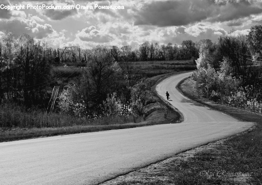 Road, Countryside, Outdoors, Freeway, Highway, Path, Trail