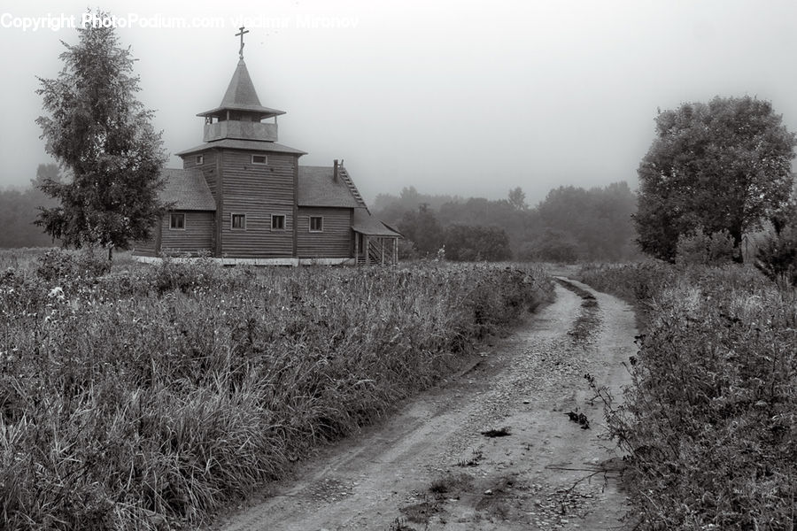 Countryside, Outdoors, Architecture, Church, Worship, Building, Housing