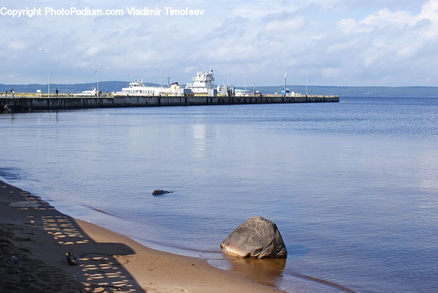 Coast, Outdoors, Sea, Water, Cruise Ship, Ferry, Freighter