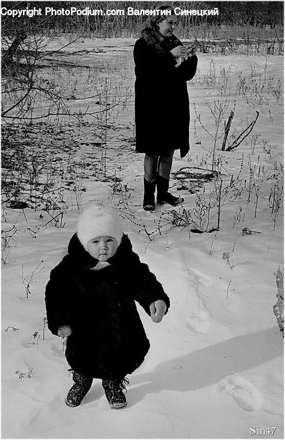 Human, People, Person, Silhouette, Ice, Outdoors, Snow