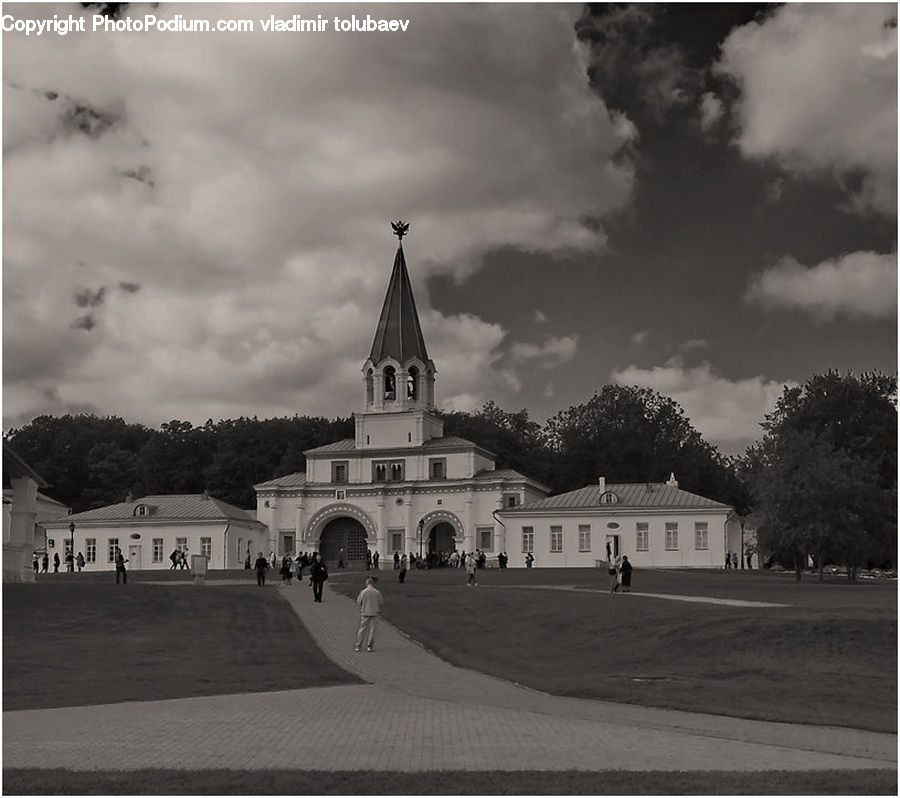 Plant, Potted Plant, Architecture, Church, Worship, Cloud, Cumulus