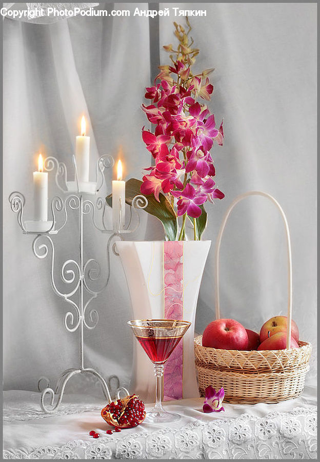 Flora, Flower, Gladiolus, Plant, Home Decor, Linen, Tablecloth