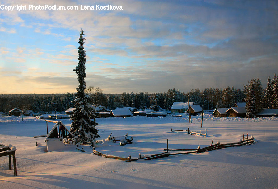 Ice, Outdoors, Snow, Dawn, Dusk, Sky, Sunrise