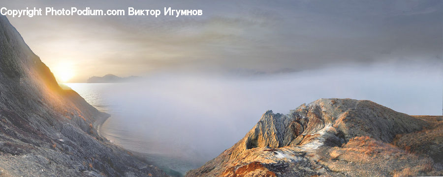 Crest, Mountain, Outdoors, Peak, Mountain Range, Arctic, Glacier