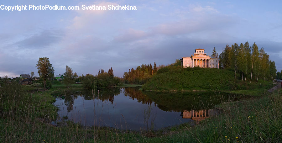 Castle, Ditch, Fort, Moat, Outdoors, Pond, Water