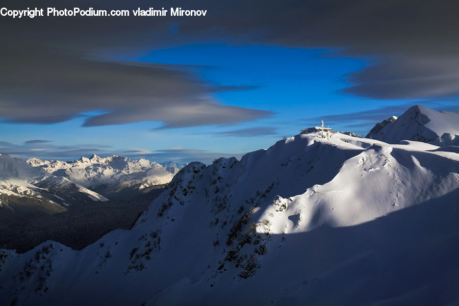 Crest, Mountain, Outdoors, Peak, Alps, Mountain Range, Arctic