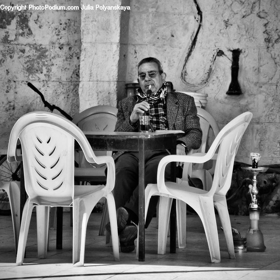 Chair, Furniture, People, Person, Human, Bowl, Art