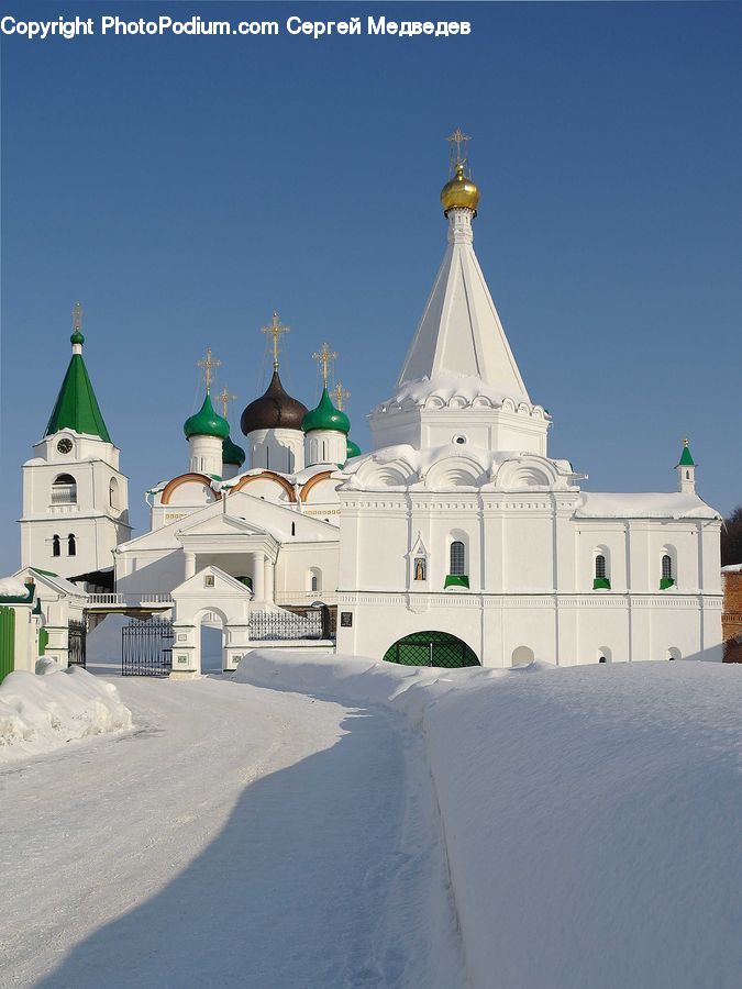 Ice, Outdoors, Snow, Architecture, Spire, Steeple, Tower