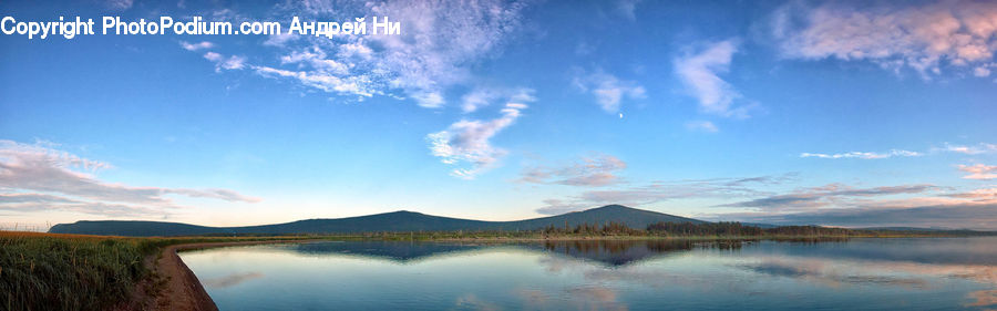 Azure Sky, Cloud, Outdoors, Sky, Lake, Water, Landscape