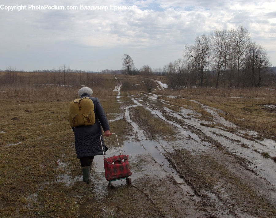 Human, People, Person, Playground, Swing, Dirt Road, Gravel