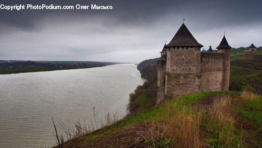 Architecture, Castle, Fort, Ditch, Moat, Housing, Monastery