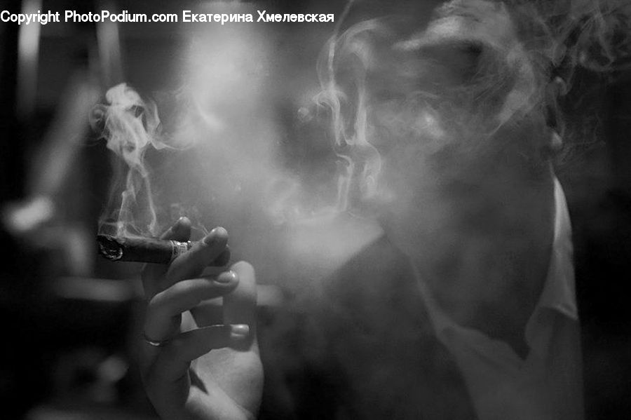 People, Person, Human, Smoke, X-Ray, Finger, Hand
