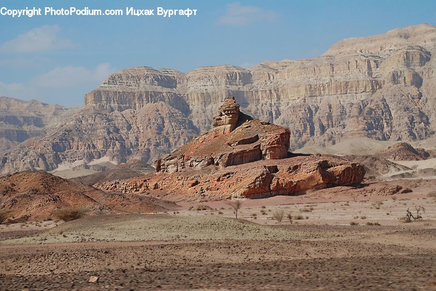 Desert, Outdoors, Ancient Egypt, Mesa, Canyon, Valley, Rock