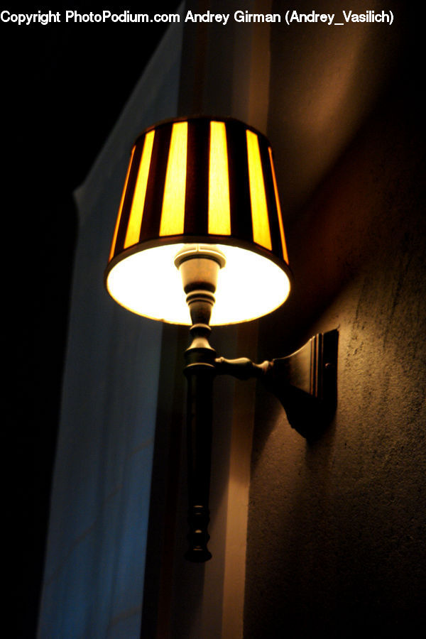 Lamp, Light Fixture, Lampshade, Table Lamp, Lighting