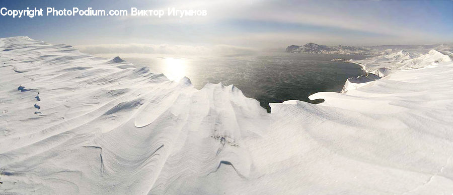 Arctic, Glacier, Ice, Mountain, Outdoors, Snow