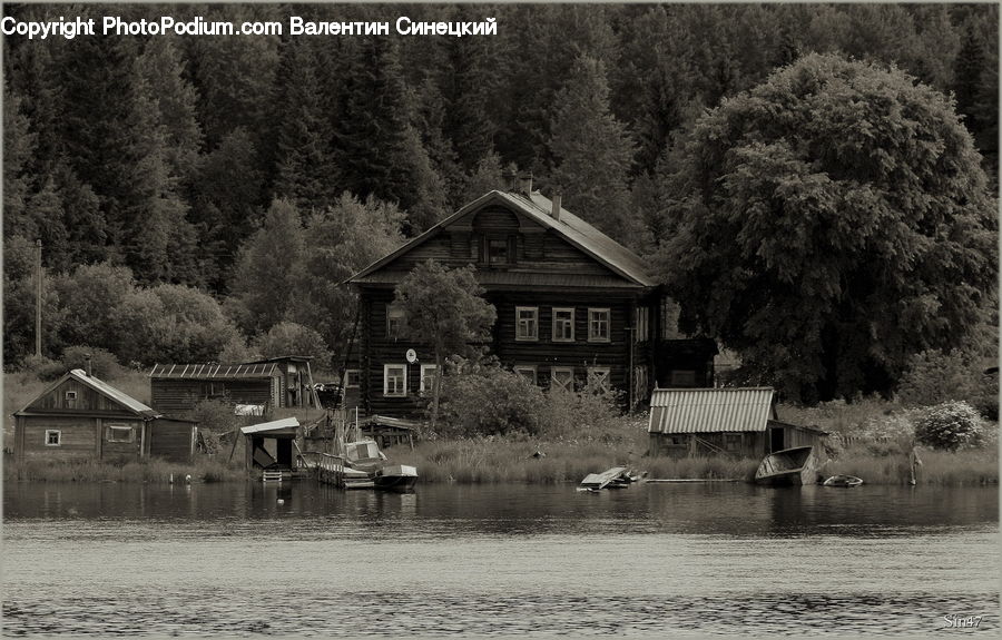 Flood, Building, Cottage, Housing, Cabin, Hut, Rural