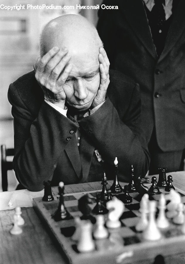 Chess, Game, People, Person, Human, Glass, Head