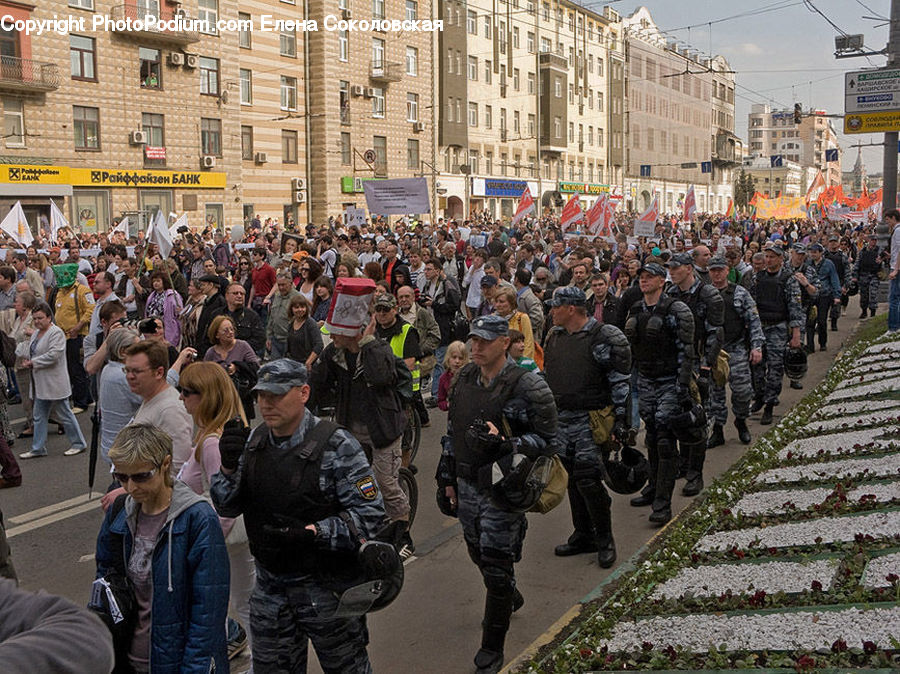 People, Person, Human, Crowd, Parade, Officer, Police